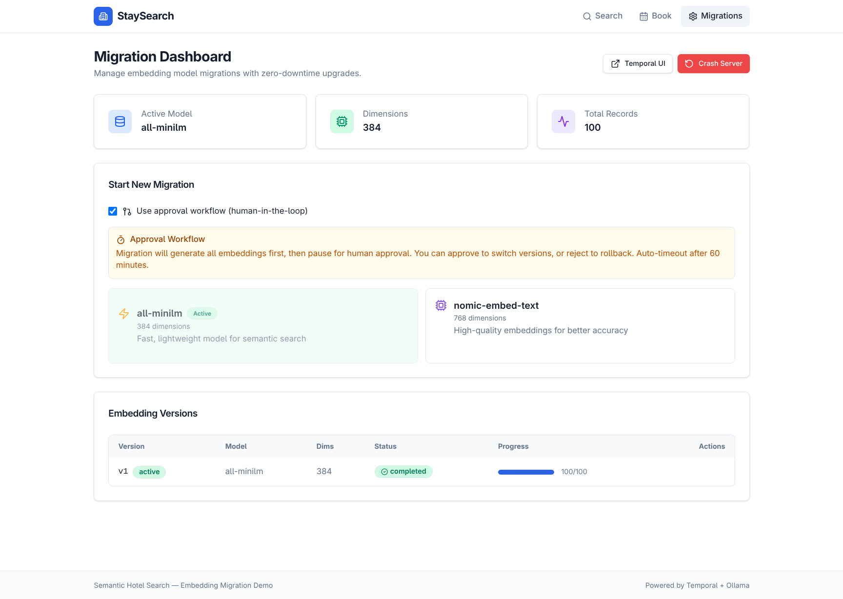 Temporal eCommerce Demo screenshot 2